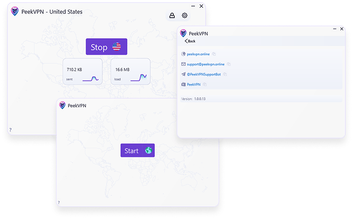 VPN App Interface